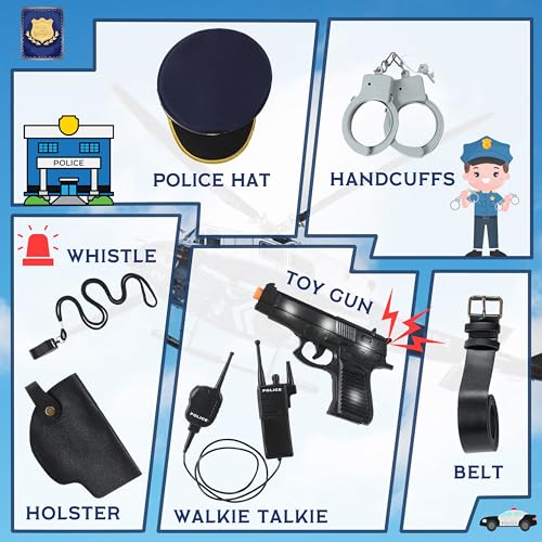 Disfraz de Policía para Niñas Talla 12-14 miniatura 2