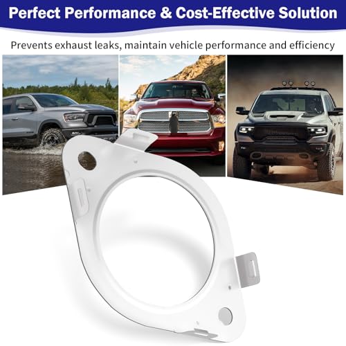 Image of New Upgrated 68505222AA Exhaust Pipe Gasket Compatible with Dodge RAM 1500 3.6L & 5.7L 2019 2020 2021 2022