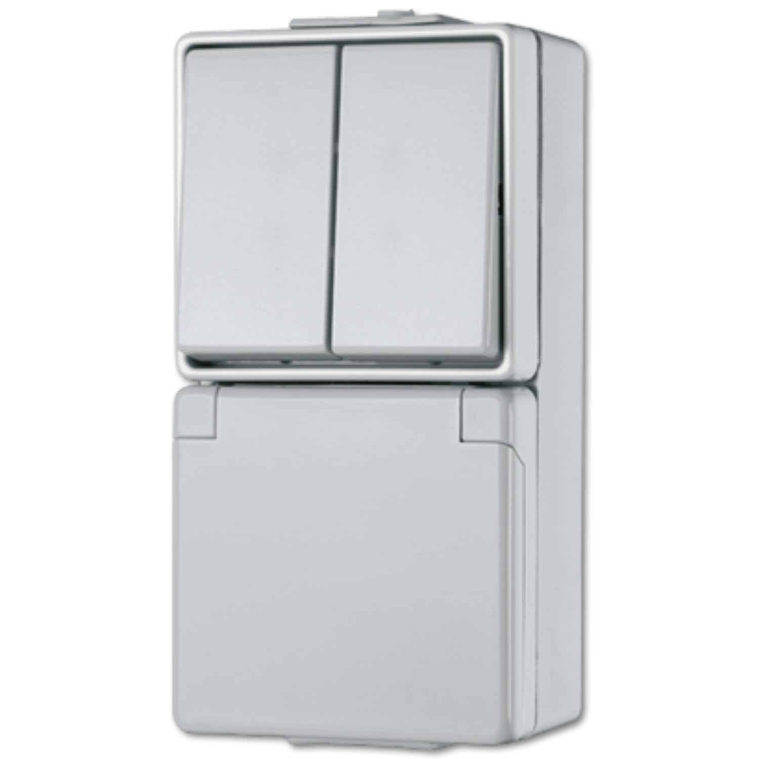 Jung gniazdko Schuko 675 W z przełącznikiem seryjnym, 250 V