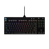 Logitech G PRO Tastiera gaming meccanicadesign ultraportatile senza tastierino numerico, cavo micro-USB rimovibile, tasti con retroilluminazione RGB LIGHTSYNC da 16,8 milioni di colori – Nero