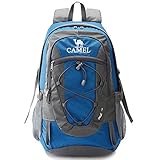 Camel 30L Lightweight Travel Backpack Outdoor Mountaineering Hiking Daypack with Durable & Waterproof (Blue)