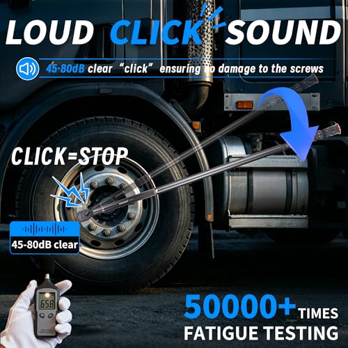 Image of Torque Wrench 3 /4-Inch Drive Dual Range Scale 100-950ft.lb /135.58-1288.03Nm | ±3% Precision, 48 tooth Dual-direction Torque Wrenches for Car Truck Maintenance and Product Assembly