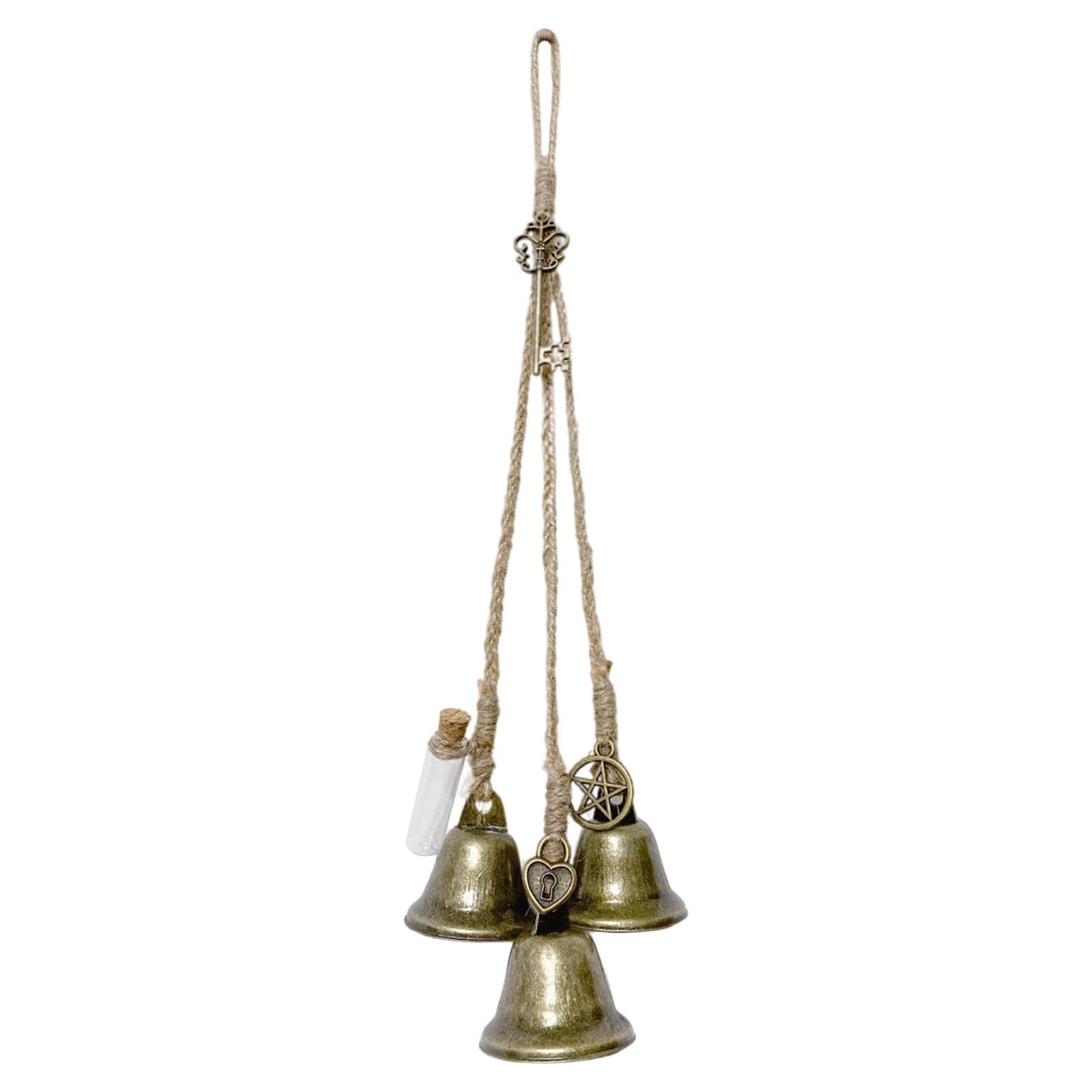 Witch Bells Windbells Wall Hanging Wind Chime for Door Patio Three Bells|Wind Chimes|Home & Décor-image-49