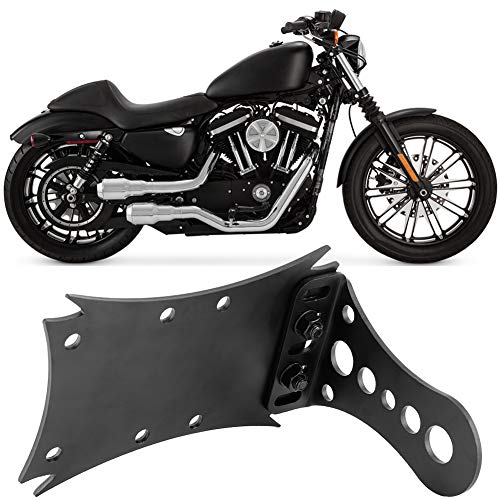 Support de plaque d'immatriculation moto en alliage durable