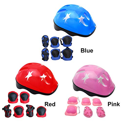 MOVKZACV - Set di 7 protezioni e casco per bambini...