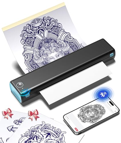 Phomemo M08F Tattoo Stencil Printer, Bluetooth, Wireless, Thermal...
