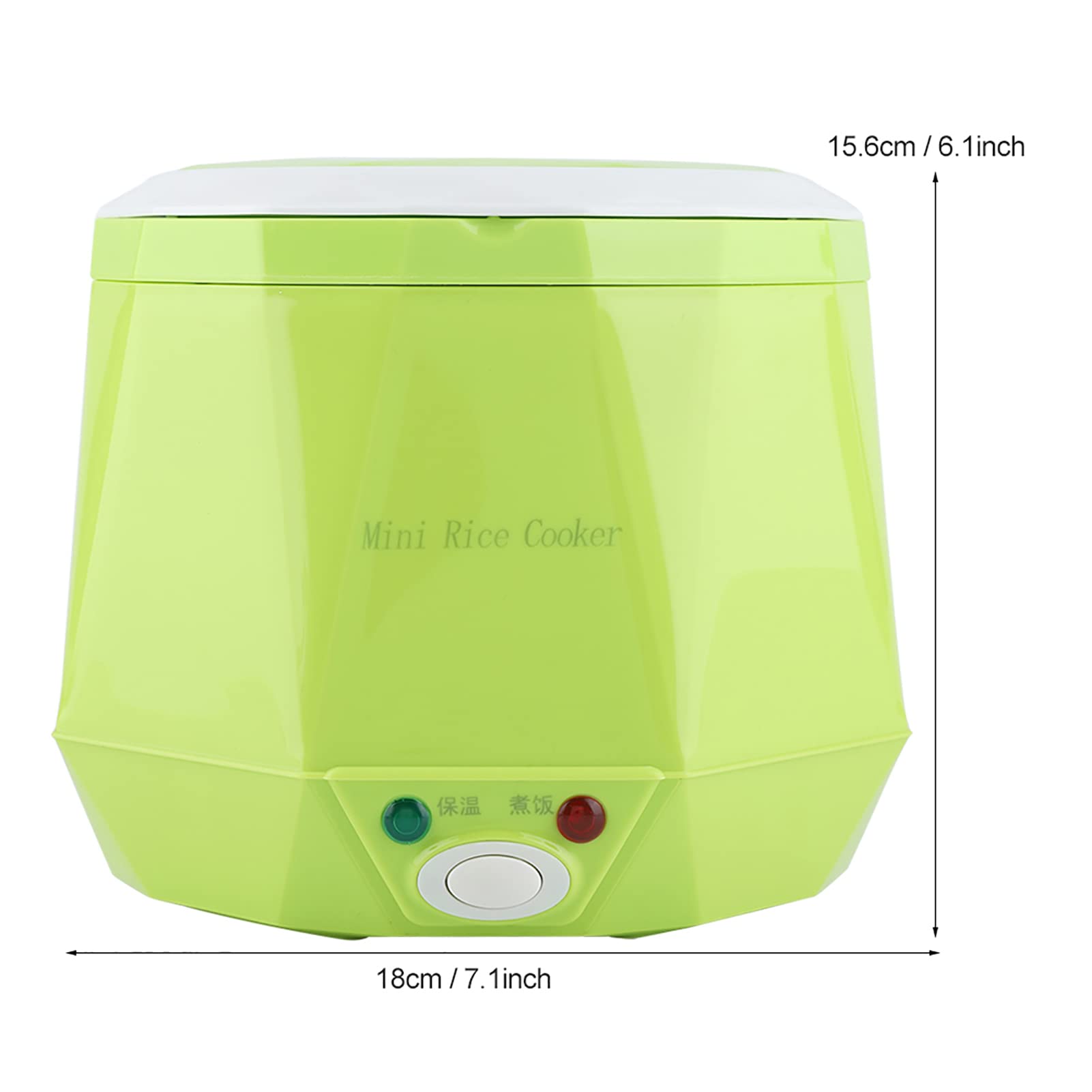 Elektryczne Urządzenie do Gotowania Ryżu 24 V 1,6 L 140 W (GREEN)