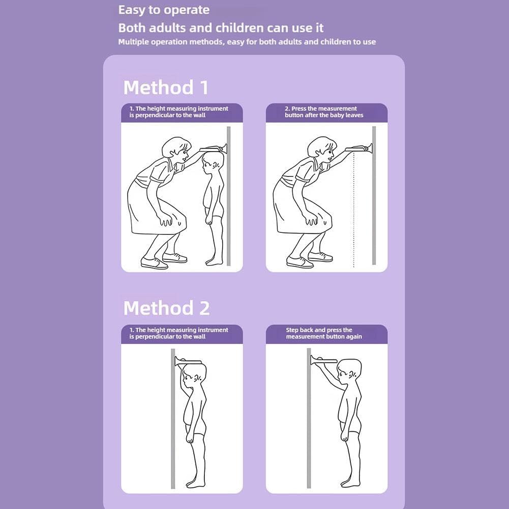 Prefact portable height measuring equipment-altrasound sensor with medical-grade stadierometer-clinics, school and household use (blue) with accurate height measurement equipment for adults and children Prefact portable height measuring equipment-altrasound sensor with medical-grade stadierometer-clinics, school and household use (blue) with accurate height measurement equipment for adults and children