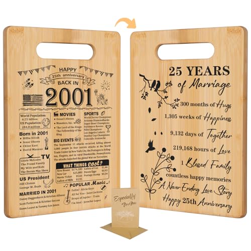 Tabla para cortar rectangular de bambú YeohJoy con asa miniatura 1