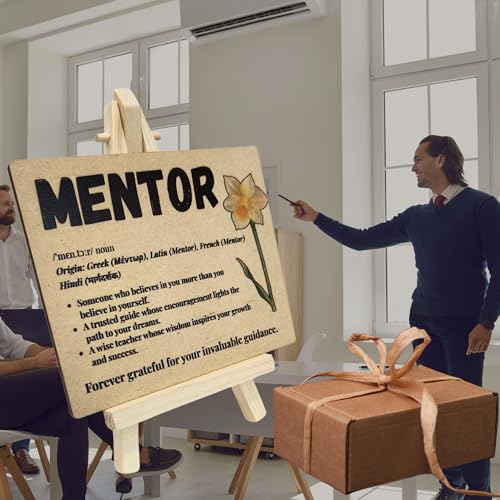 tinydabba Wooden Definition Plaque with Easel – Mentor Gift by tinydabba - 4