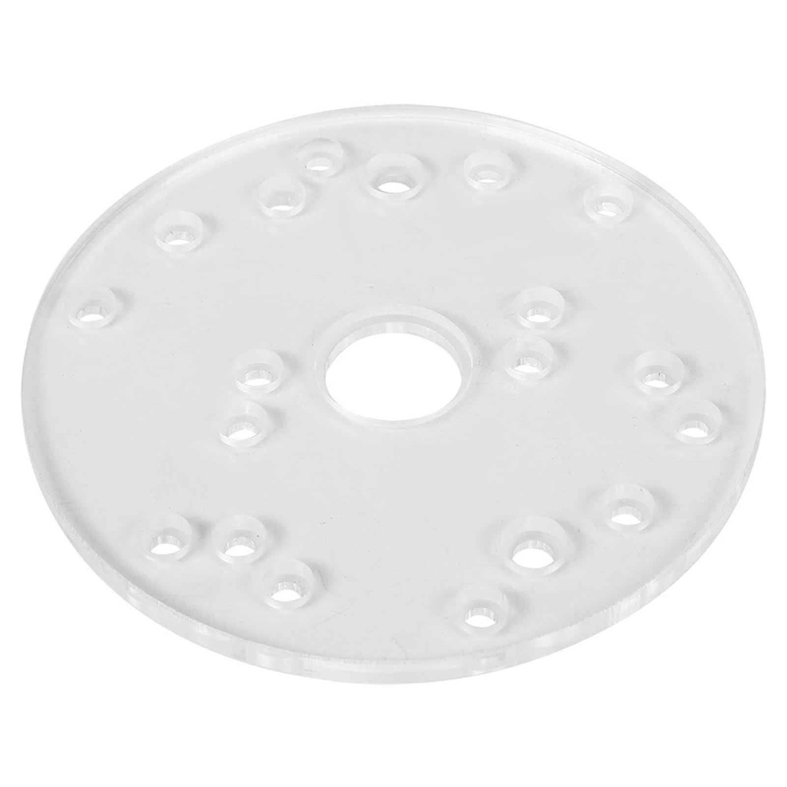Router Base Plate Clear Acrylic with Centering Pin for Trim Routers Woodworking Tool Compatible with