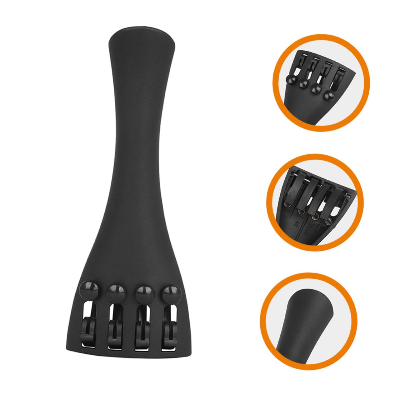 Vaguelly Essential Cello Accessory Set Replacement Tailpiece Bridge for Violinists
