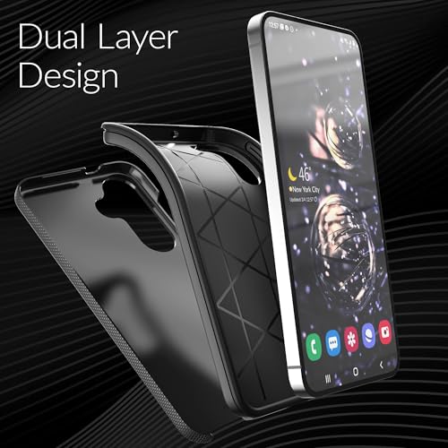 Image of Crave Compatible with Samsung Galaxy S25 Plus Case, Shockproof Protection Dual Layer Case for Samsung Galaxy S25 Plus (6.7 inch) - Black