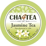 Cha4TEA Jasmine Green Tea K Cups for Keurig K-Cup, 18 Count