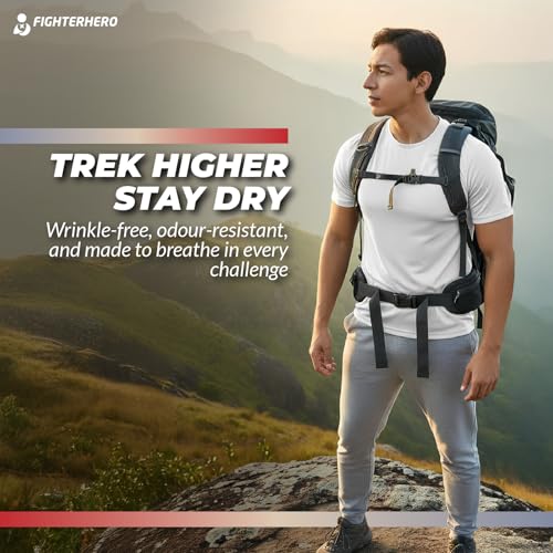 Image of Gym T Shirts for Men Workout | Sports Tshirt for Man | Running Mens T-Shirts | Polyester Men's T Shirt | Quick Dry fit Training Active Wear | Badminton Football Jersey Tshirts