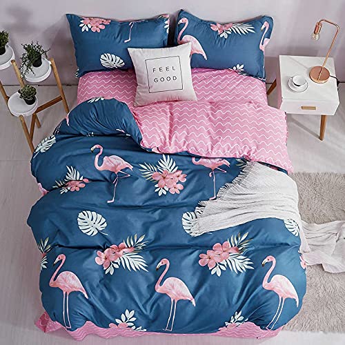 Housse de couette set de literie double au tissage soigné et finitions premium