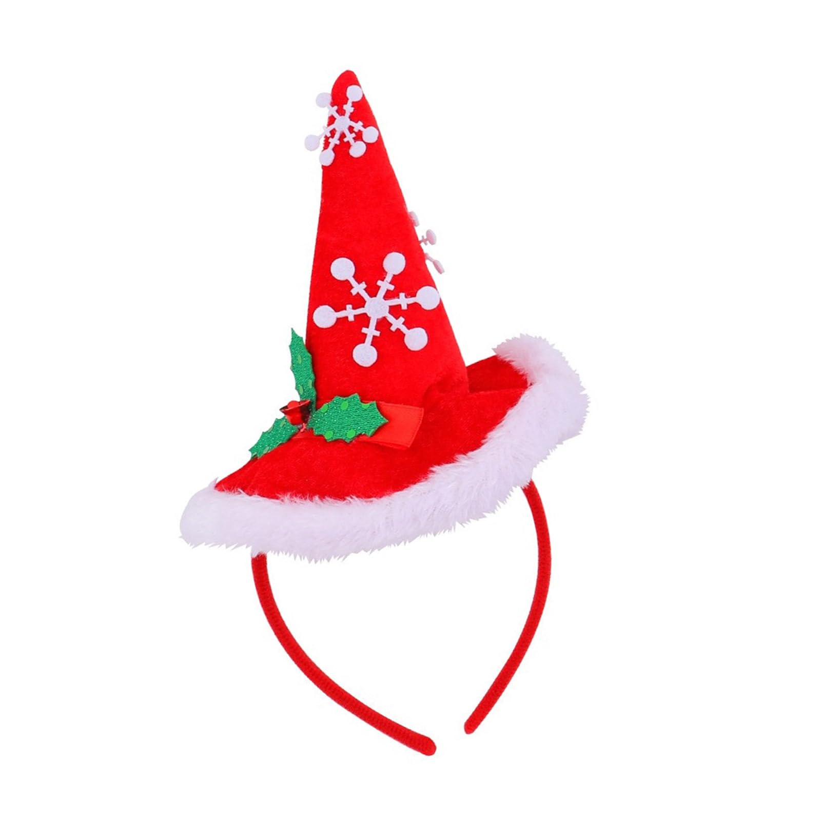 Elnwnnkc Of 4 Christmas Headbands Adjustable Size Hairband Stylish Holiday Headpieces Elegant Party Costume Accessories Family Gathering Decorations