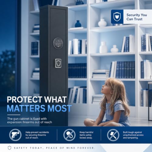 Image of 2-3 Biometric Gun Safe for Rifles and Pistols