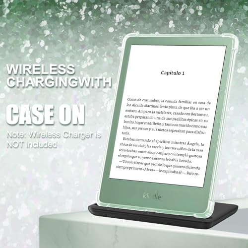 Image of CoBak Clear Case for 6 inch E-Reader 2024 and 2022 (11th Generation) - Ultra-Slim Soft TPU Transparent Cover,Lightweight & Durable Protection.Glitter