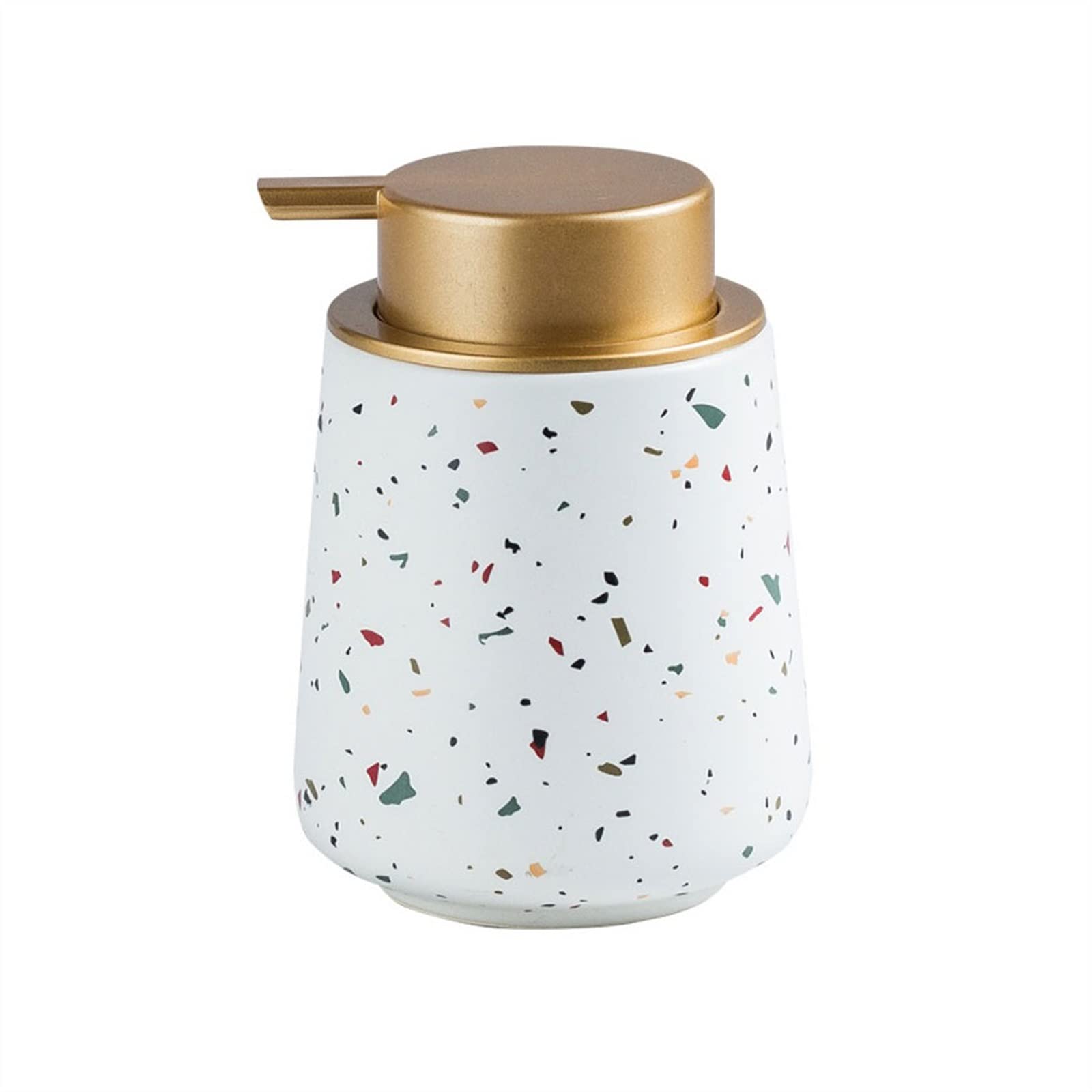 Dispenser per Doccia da 370 ml/380 ml/400 ml in Ceramica, flacone a Doppia Parete, Dispenser per Gel Doccia e lozione, per Bagno, Cucina e WC (Misura: C)