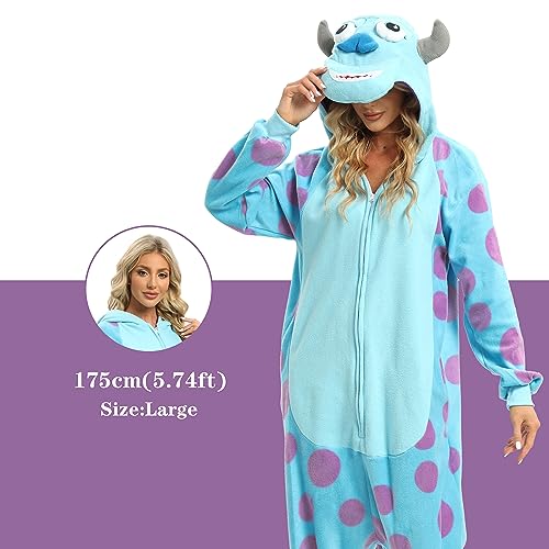 NAITOKE Adult Animal Onesie Halloween Costume Cosplay One-Piece Pajamas Women Man Teens2