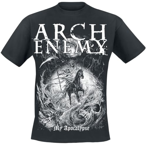 Arch Enemy My Apocalypse Hombre Camiseta Negro 100% algodón Regular