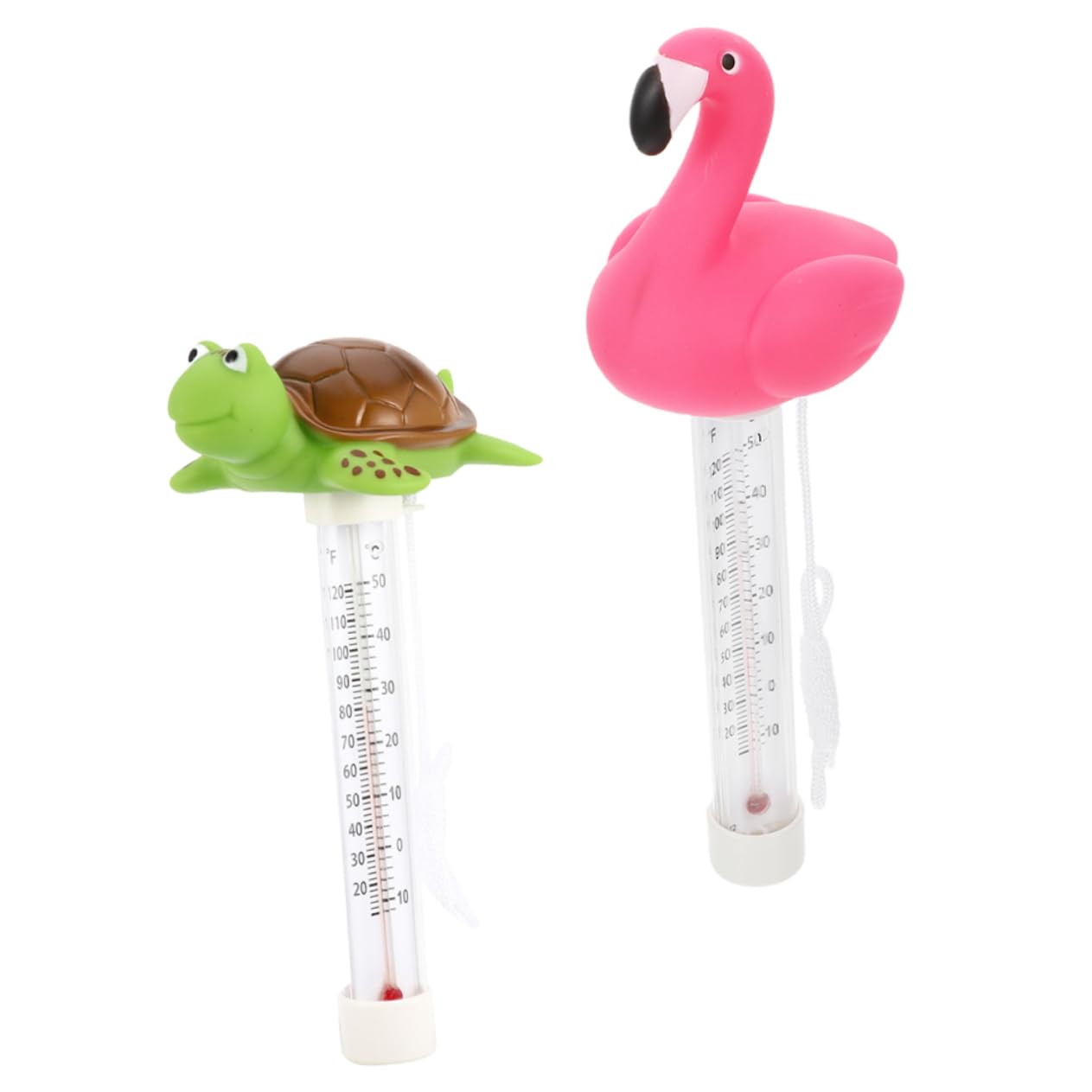 TOYANDONA 3 Set Termometro Per L'acqua in Fenicottero Piscina Galleggiante Termometro Per La Temperatura Della Piscina Per Da Bagno Galleggiante 2 Pezzi*3