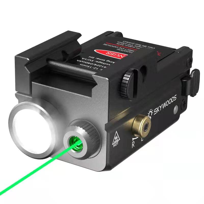 Buy Skywoods 420 Lumens Green Laser with Flashlight for Pistol, LED