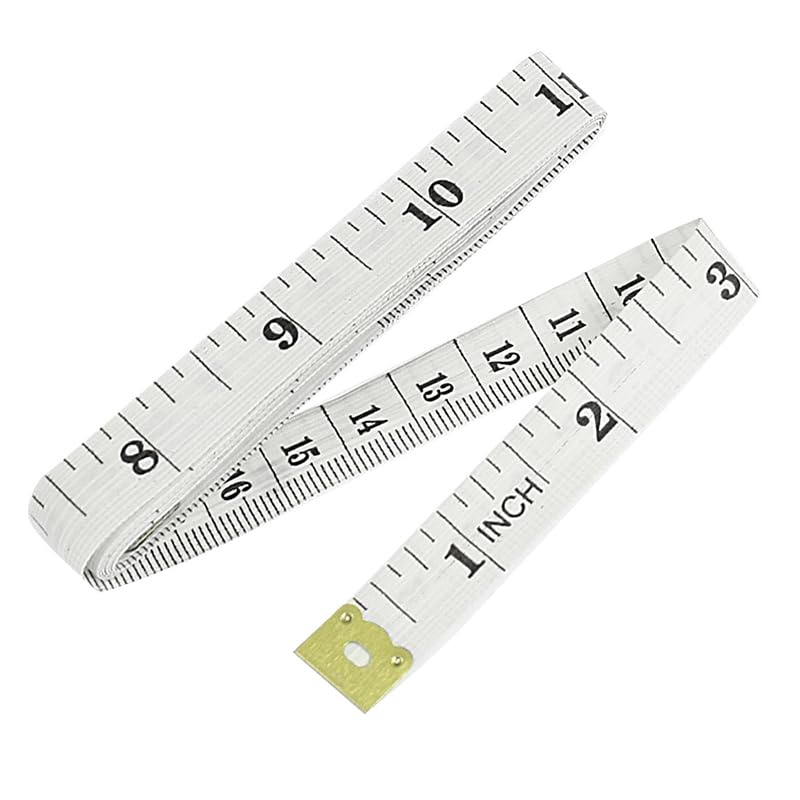 Regla de medición Corporal de 1,5 M y 60 Pulgadas, Cinta métrica de Costura a Medida, Regla Flexible Suave, Regla de costurera, Cinta métrica