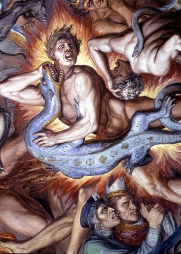 Tableau Toile L'Enfer de Dante affiche d'art mystique et inspirante