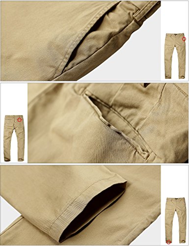 Image of Match Men's Regular Fit Comfort Stretch Casual Chino Pants