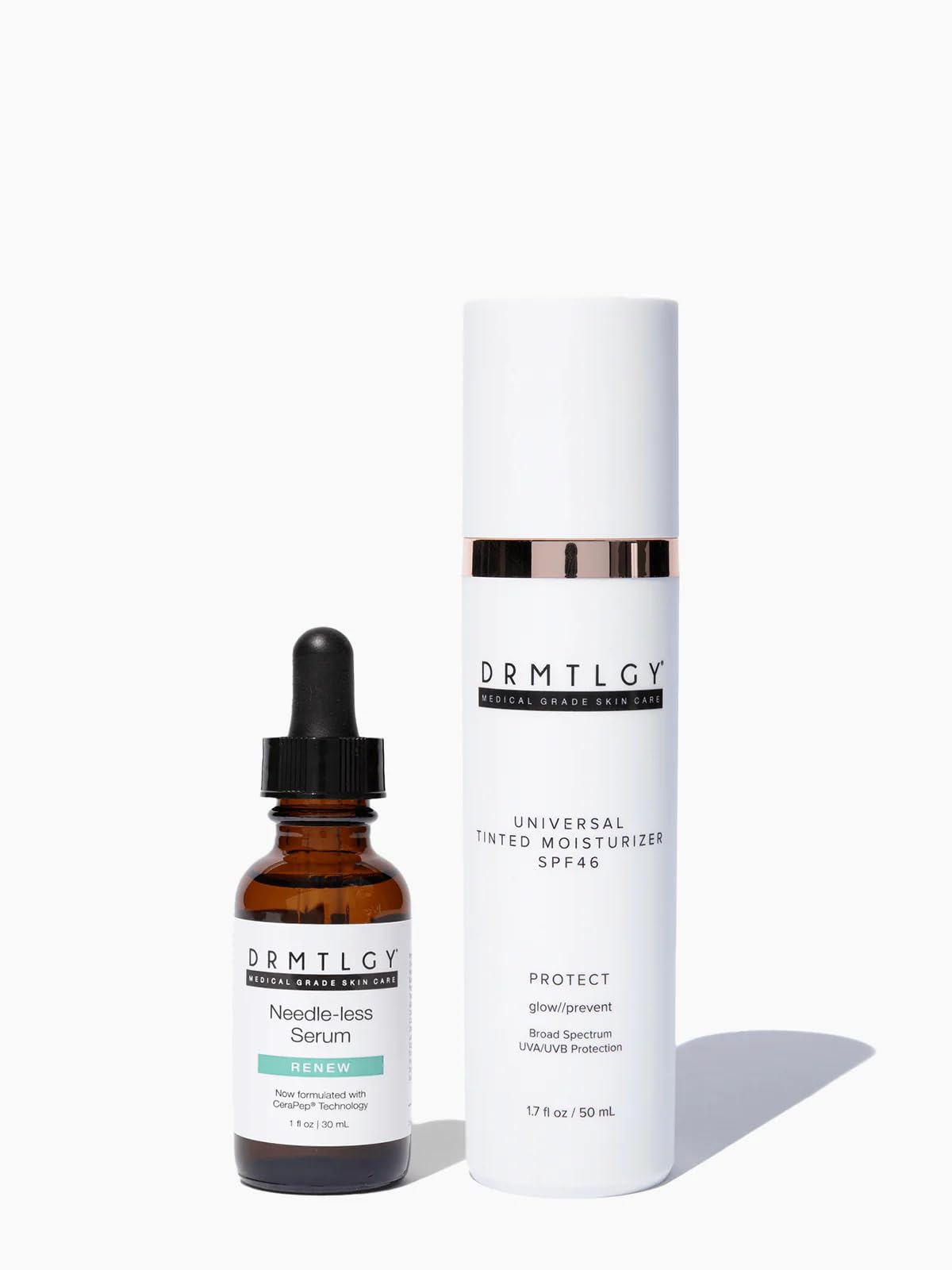 DRMTLGYGlow Duo: Needle-less Serum & Tinted Moisturizer with SPF 46