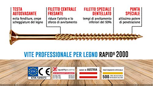 Vite professionale per legno Rapid® 2000, Torx Pro...