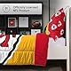 FOCO Kansas City Chiefs Steppdecken-Set (Schmusetuch und 2 Kissenbezüge) – Doppelbett