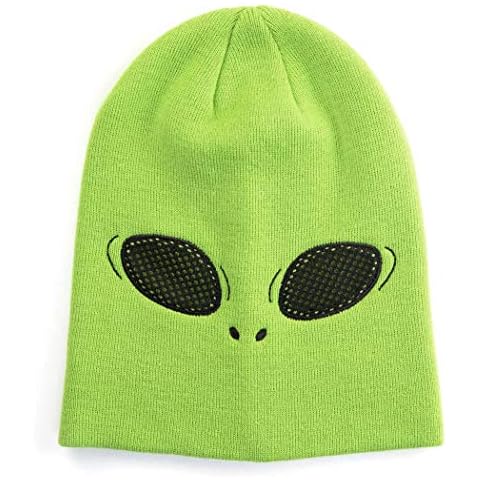 Happy Hatter | Alien Beanie Hat & Mask | Adult Cover