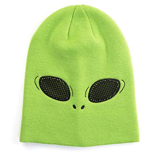 Happy Hatter | Alien Beanie Hat & Mask | Adult