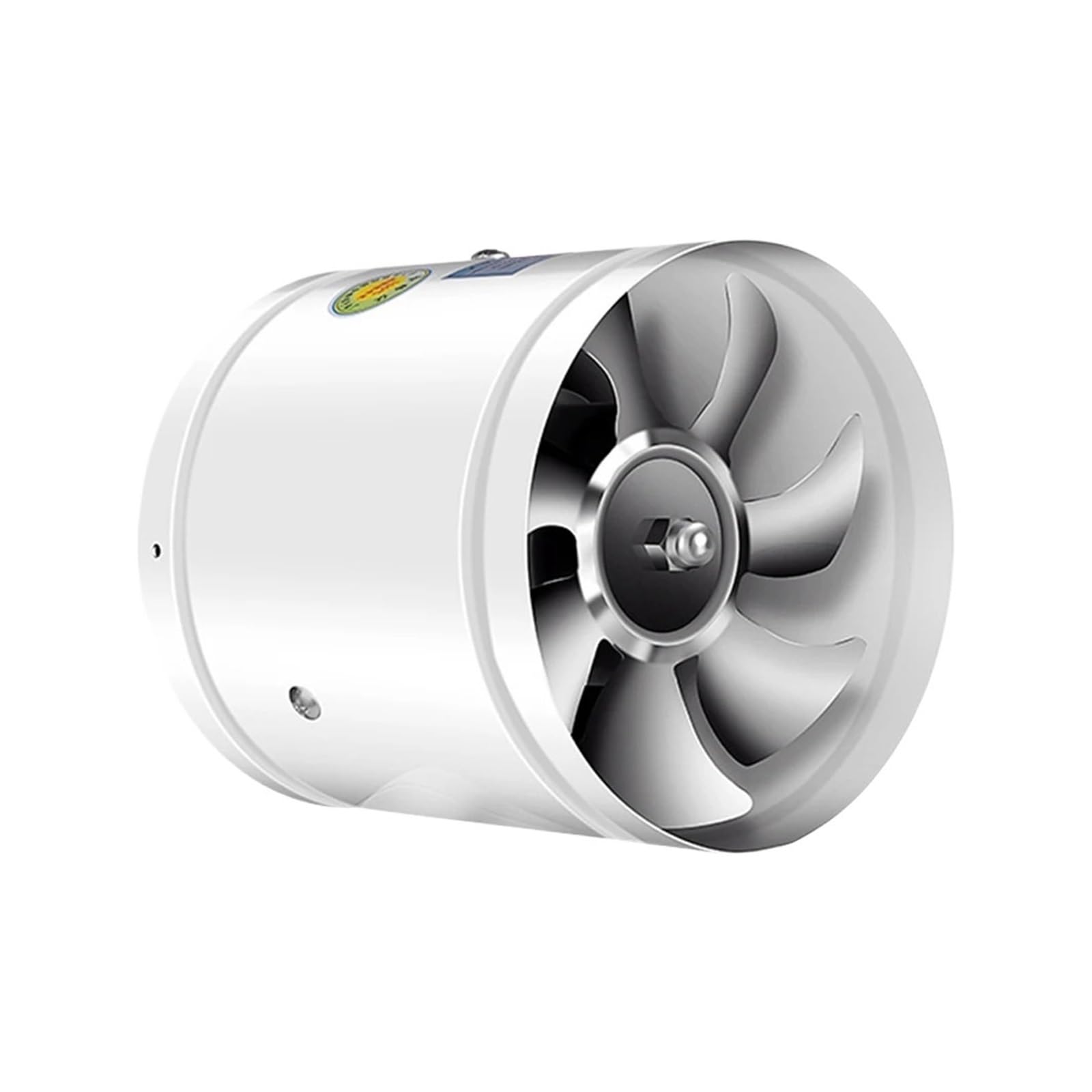 SXDMOUBK 7" Metal Duct Exhaust Fan Mini Extractor for Bathroom Kitchen & Ceiling Ventilation High Performance Air Ventilator Quiet Wall Mounted Fan for Optimal Airflow
