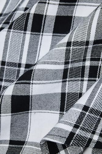 Image of SNITCH Men Casual Shirt | Regular Fit Full Sleeve Button-Down Collar Buffalo Check Pattern | Premium Cotton Blend & Breathable Fabric Outings