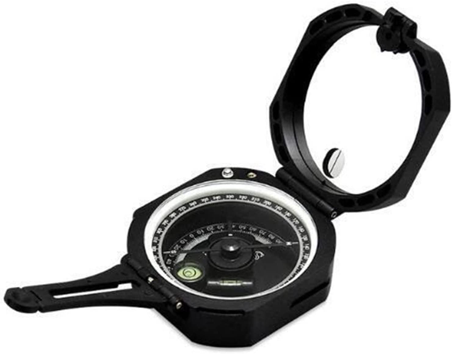 Brújula Profesional Brújula Liviana Supervivencia al Aire Libre Equipo de Campamento Barato Brújula geológica de Bolsillo (Color : Black) (Black)