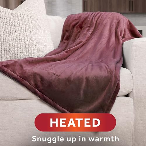 Sunbeam 2161215 Royal Posh Heated Throw Electric Blanket thumb #1