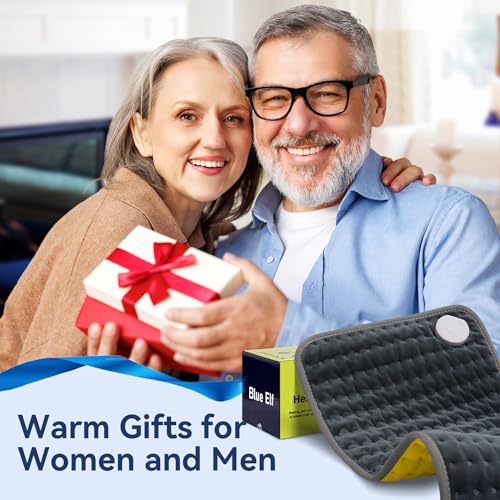 Heating Pad for Back Pain Relief,Electric Warming Pad for Cramps,Heated Neck Shoulder Wrap with 6 Heat Settings, Auto-Off,Machine Washable 12\"x24\",Christmas Gifts for Women/Men/Dad/Mom - Thumbnail 7