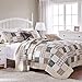 Greenland Home Oxford Quilt Set, Full/Queen, Multicolor, 3 Piece