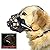 Friendship Dog Muzzles, Basket Muzzle for Dogs, Breathable Adjustable Straps Soft Dog Muzzle Anti-Biting, Barking and Chewing (M)
