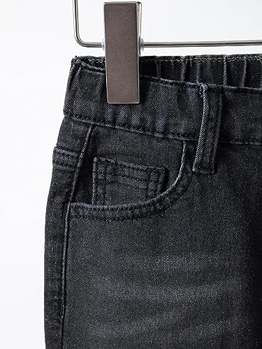 Image of KOTTY Boys Jeans - Regular to Slim Fit,Elastic Waistband,Mid Rise,Straight or Tapered Leg,Stretchable Denim
