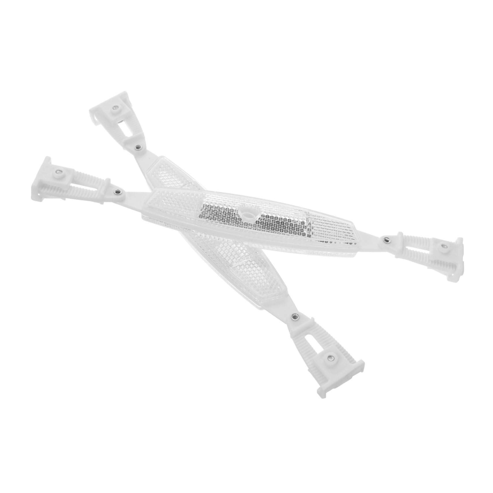 Sosoport Feuille Réfléchissante Scooter Réflecteur Frein Vélo Rayons Plastique D'ingénierie Silver