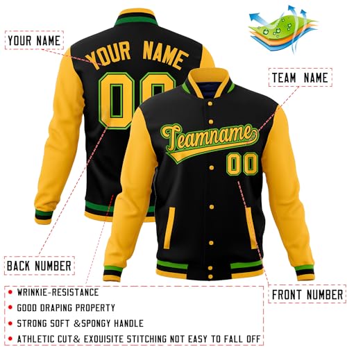 KXK Custom Men Fashion Varsity Jacket Cotton Letterman Baseball Bomber Jackets Personalized Stitched Team Name Number3