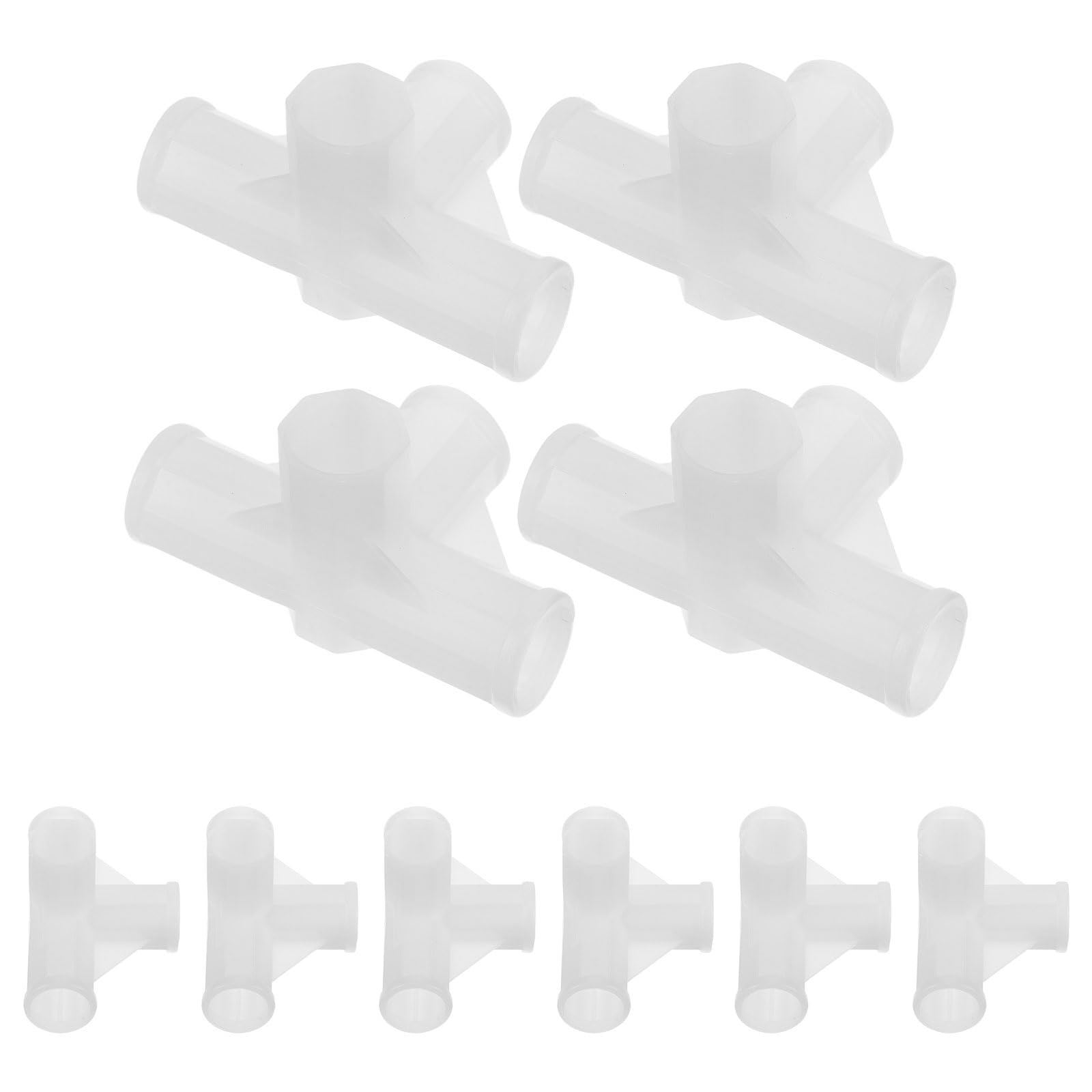Conectores de Tubo Redondo de 16 Mm de Alta Resistencia para Estabilizar Estantes y Zapateros 20U