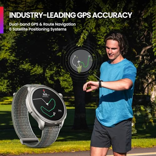 Image of Amazfit Balance Smart Watch for Men Women, Amazon Alexa Built-in, GPS, Bluetooth Calls, 14-Day Battery, Body Composition & Health Analysis, Fitness Tracker Smartwatch for Android iPhone(Renewed)