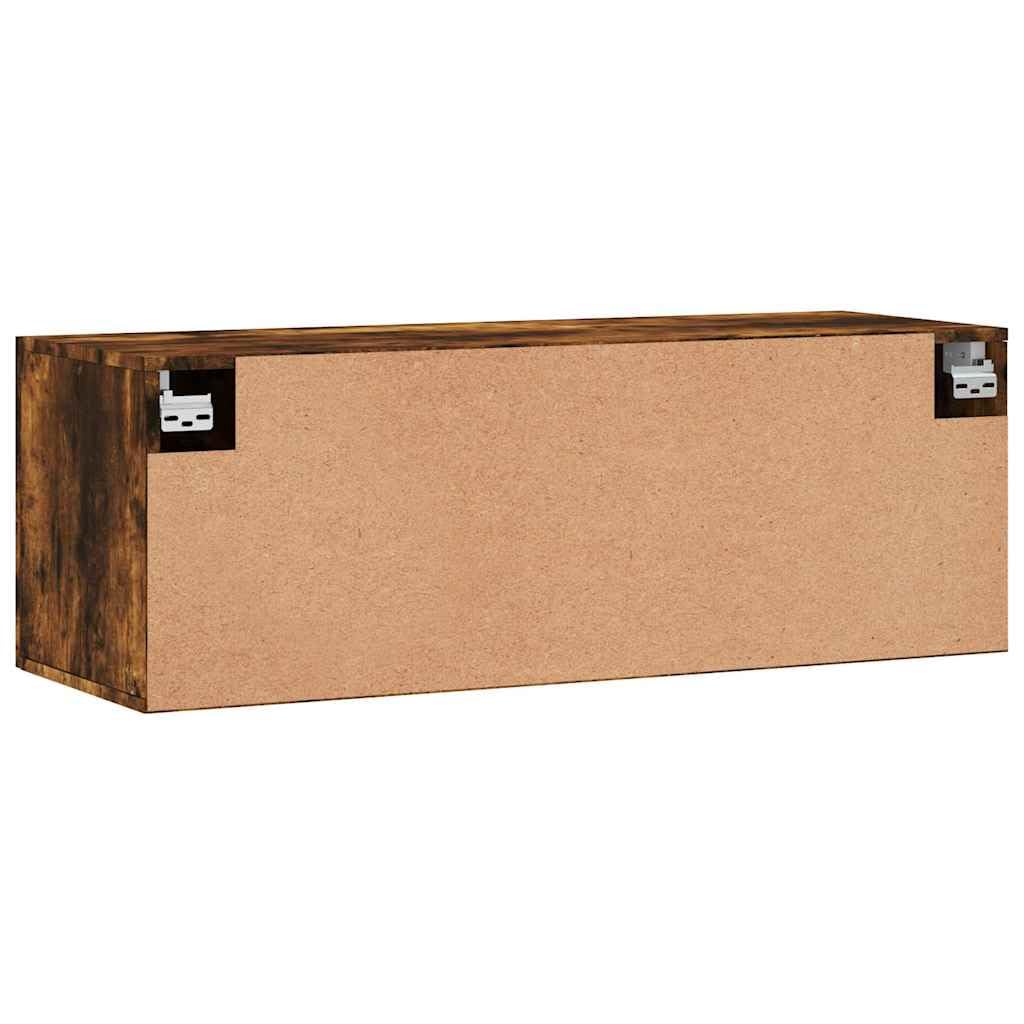 vidaXL Szafka wisząca, przydymiony dąb, 100x36,5x35 cm, szafka wisząca, szafka wiszaca, szafka na sciane, wisząca szafka, szafka na ścianę