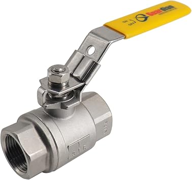 1 1/4" 316ss 1000PSI 2 PC Full Port Ball Valve